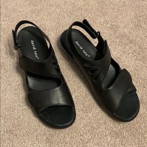 David Tate Leather Sandals